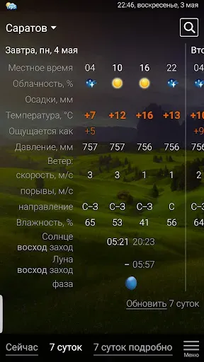 Скриншот 5 — Погода рп5