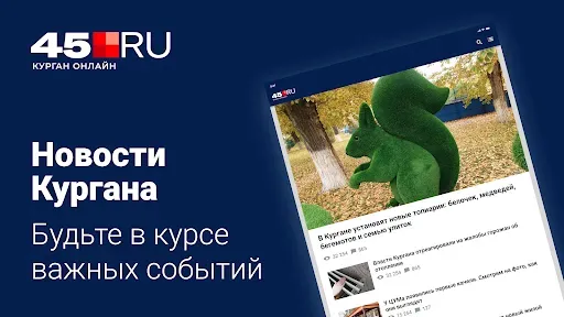 Скриншот 1 — 45.ru - Новости Кургана
