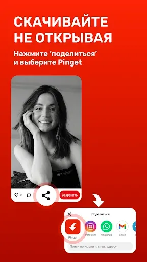 Скриншот 3 — Pinget – скачать видео