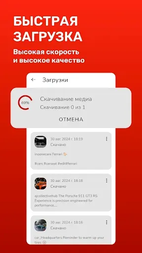 Скриншот 4 — Pinget – скачать видео
