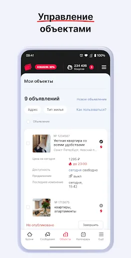 Скриншот 5 — Сдавайся: экстранет Суточно.ру