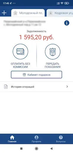 Скриншот 2 — Мой Томскэнергосбыт