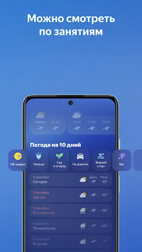 Скриншот 5 — Яндекс Погода - Карта осадков