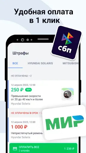 Скриншот 4 — Штрафы ГИБДД Оплата по номеру