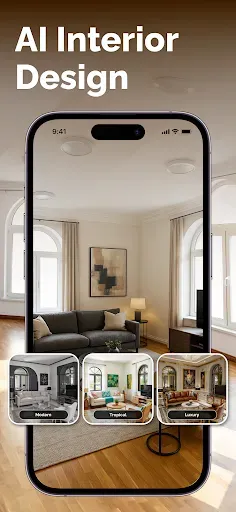 Скриншот 1 — AI Home & Garden Design - Ruma