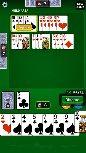 Скриншот 4 — Rummy: Classic Card Game