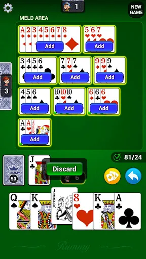 Скриншот 5 — Rummy: Classic Card Game