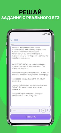 Скриншот 2 — ЕГЭ Русский Язык 2026