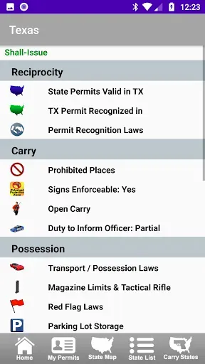 Скриншот 2 — CCW – Concealed Carry 50 State