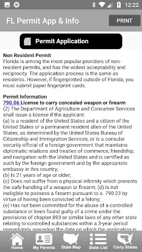 Скриншот 3 — CCW – Concealed Carry 50 State