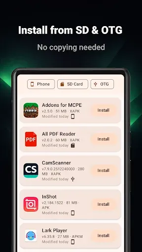Скриншот 3 — SAI+: XAPK & APK Installer