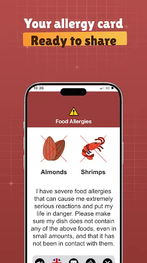 Скриншот 7 — Food Allergy Card