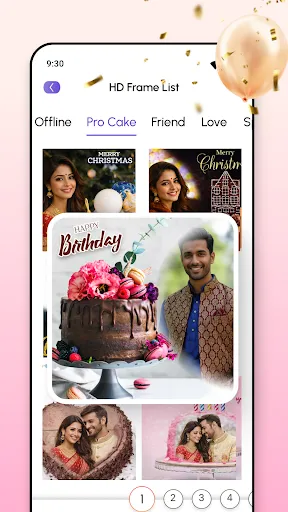 Скриншот 4 — Name Photo On Birthday Cake