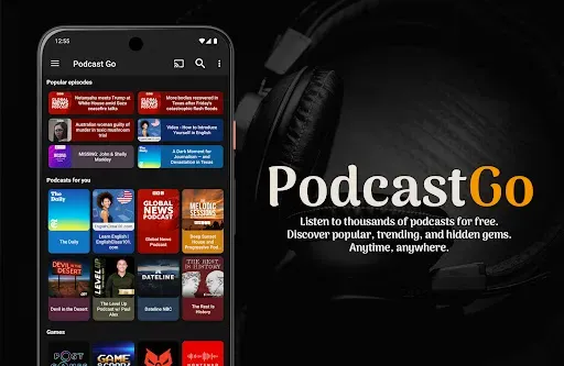Скриншот 1 — Podcast Go
