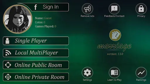Скриншот 1 — Marriage Card Game