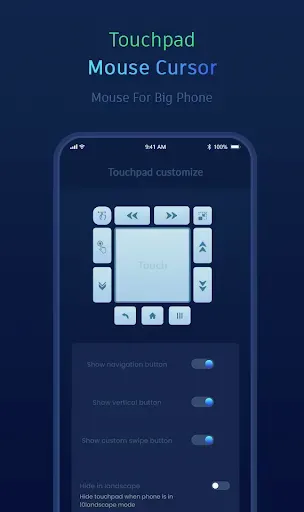 Скриншот 1 — Mouse Cursor Touchpad