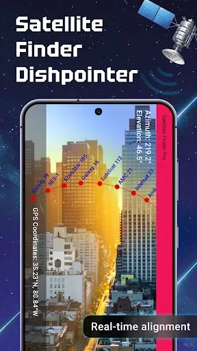 Скриншот 1 — Satellite Finder (Dishpointer)
