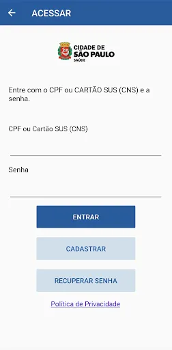 Скриншот 2 — Agenda Fácil - Prefeitura SP