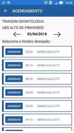 Скриншот 6 — Agenda Fácil - Prefeitura SP