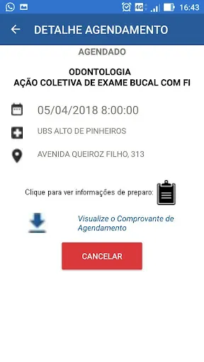 Скриншот 7 — Agenda Fácil - Prefeitura SP