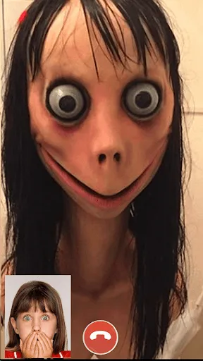 Скриншот 2 — Momo Creepy Horror video Call