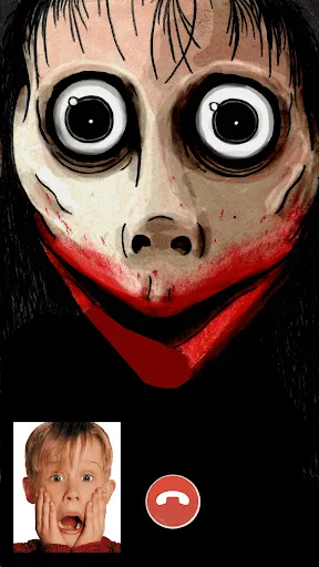 Скриншот 4 — Momo Creepy Horror video Call