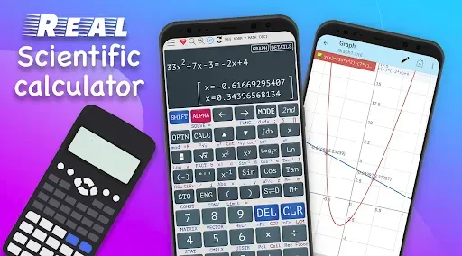 Скриншот 1 — Calc300 Научный калькулятор