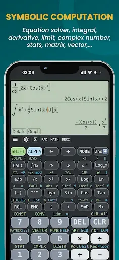 Скриншот 5 — Calc300 Научный калькулятор
