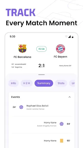 Скриншот 4 — Football Live Scores: SnapGoal
