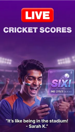 Скриншот 1 — Cricket Live Score : Live Line