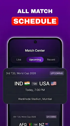 Скриншот 3 — Cricket Live Score : Live Line