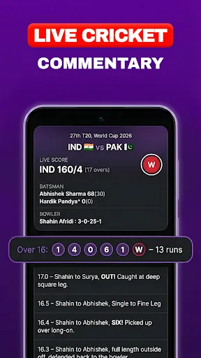 Скриншот 4 — Cricket Live Score : Live Line
