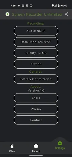 Скриншот 3 — Screen Recorder Unlimited