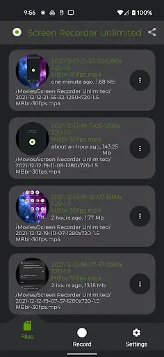 Скриншот 6 — Screen Recorder Unlimited