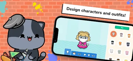 Скриншот 1 — Cat Life World: Build a story