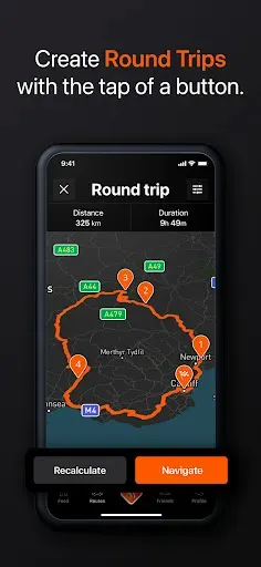 Скриншот 3 — Detecht - Motorcycle App & GPS