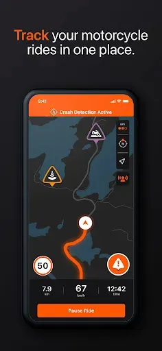 Скриншот 7 — Detecht - Motorcycle App & GPS