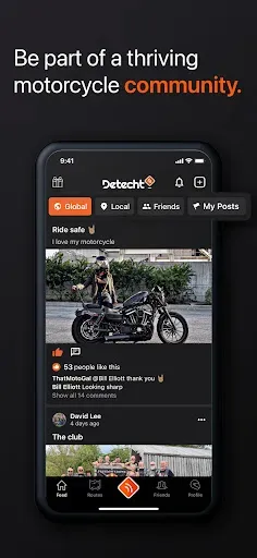 Скриншот 8 — Detecht - Motorcycle App & GPS
