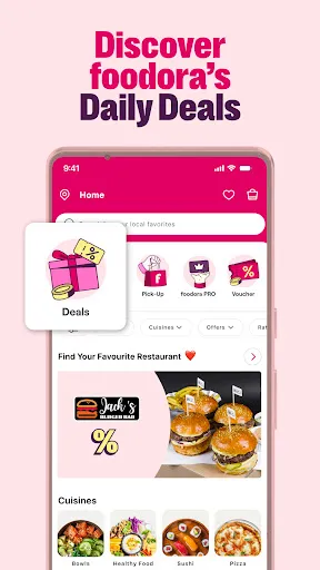 Скриншот 2 — foodora: Food & Groceries