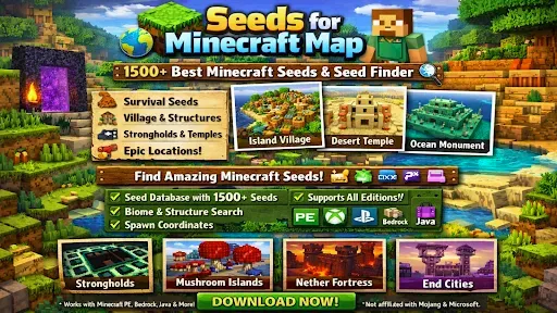 Скриншот 1 — Seed for Minecraft Map