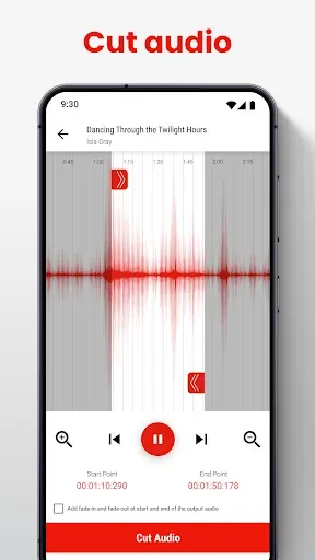 Скриншот 2 — Mstudio : Audio & Music Editor