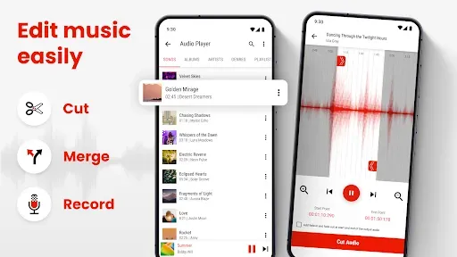Скриншот 7 — Mstudio : Audio & Music Editor