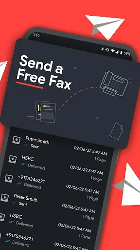 Скриншот 2 — FREE FAX App Send Fax, Receive