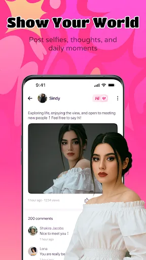 Скриншот 4 — Ahabi-Make friends& Video chat