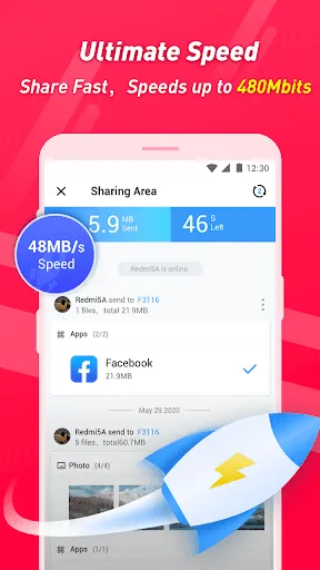 Скриншот 2 — ShareKaro Lite: File Share App
