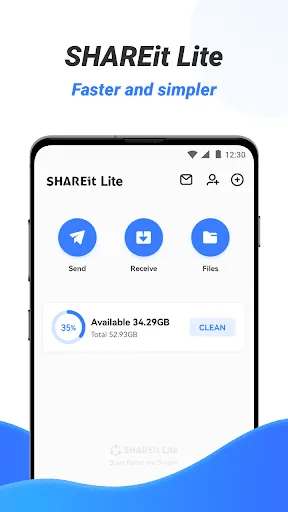 Скриншот 1 — SHAREit Lite - Обмен файлами