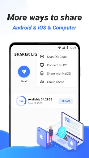 Скриншот 4 — SHAREit Lite - Обмен файлами
