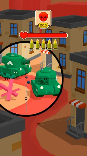 Скриншот 1 — Tank Sniper — 3D снайпер-шутер