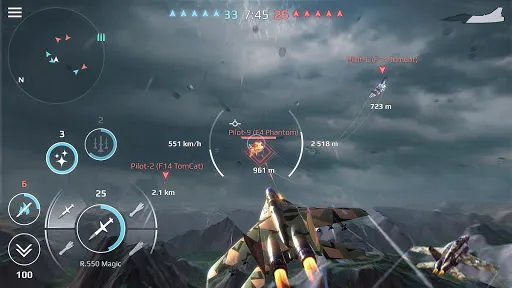 Скриншот 1 — Sky Combat - Самолеты Онлайн