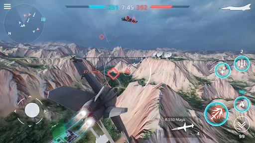 Скриншот 2 — Sky Combat - Самолеты Онлайн